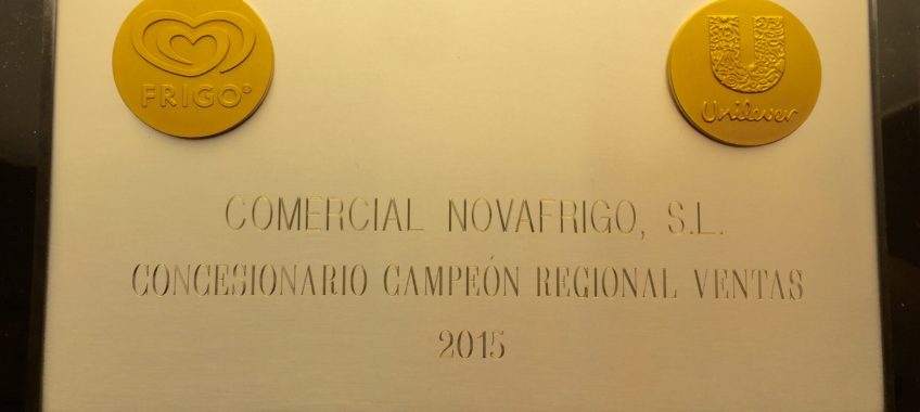Comercial Novafrigo ha quedado campeón regional de ventas de los concesionarios Frigo en 2015