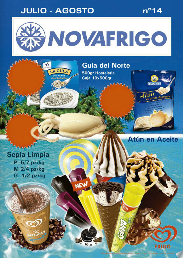 Catálogo comercial Novafrigo julio-agosto 2015