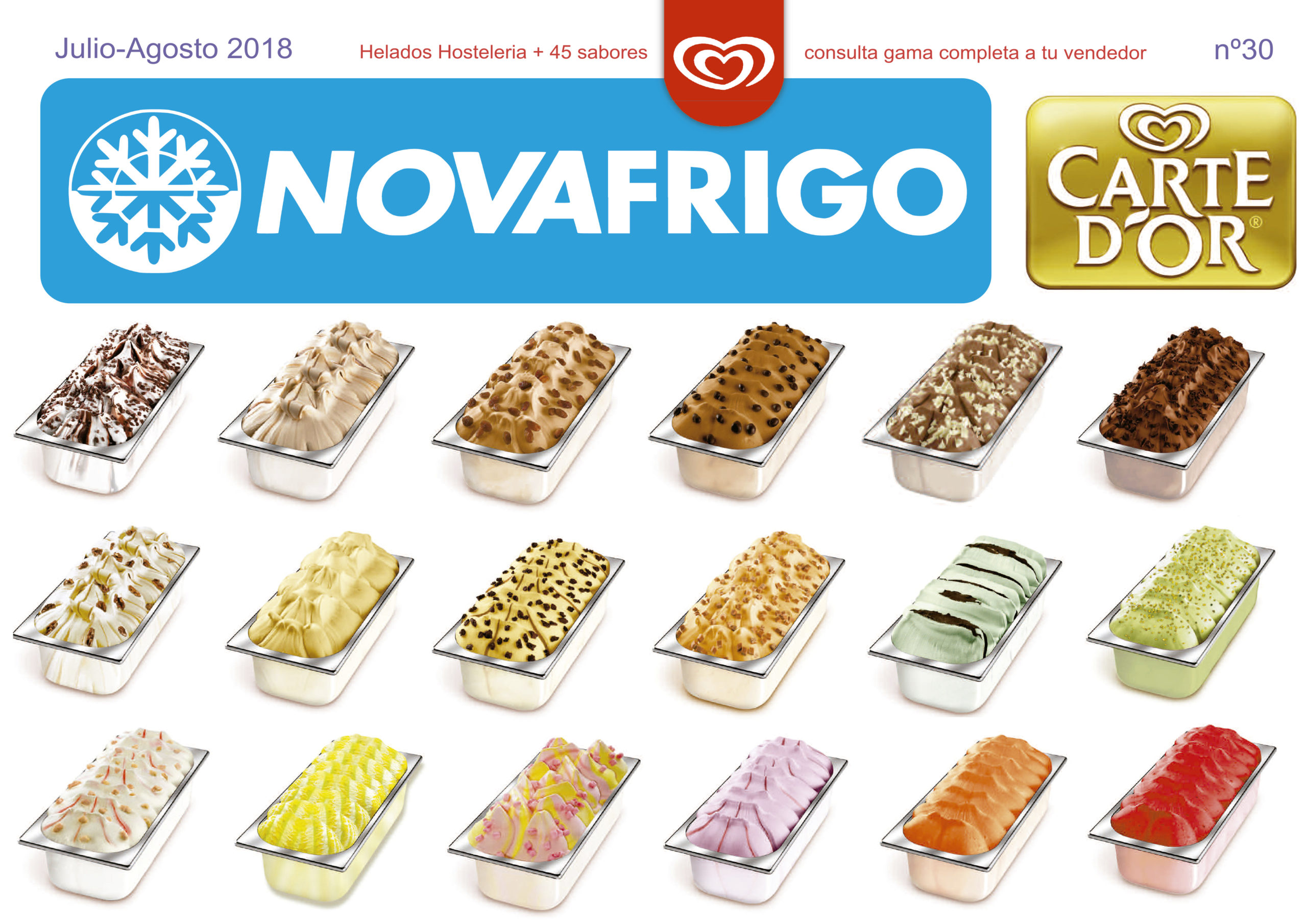 Catálogo comercial Novafrigo julio-agosto 2018