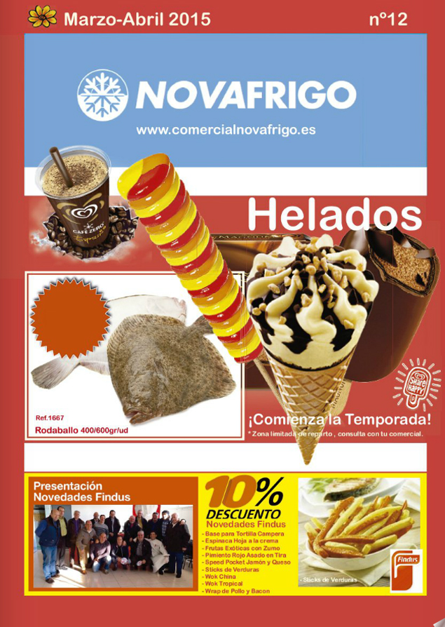 Catálogo comercial Novafrigo marzo-abril 2015