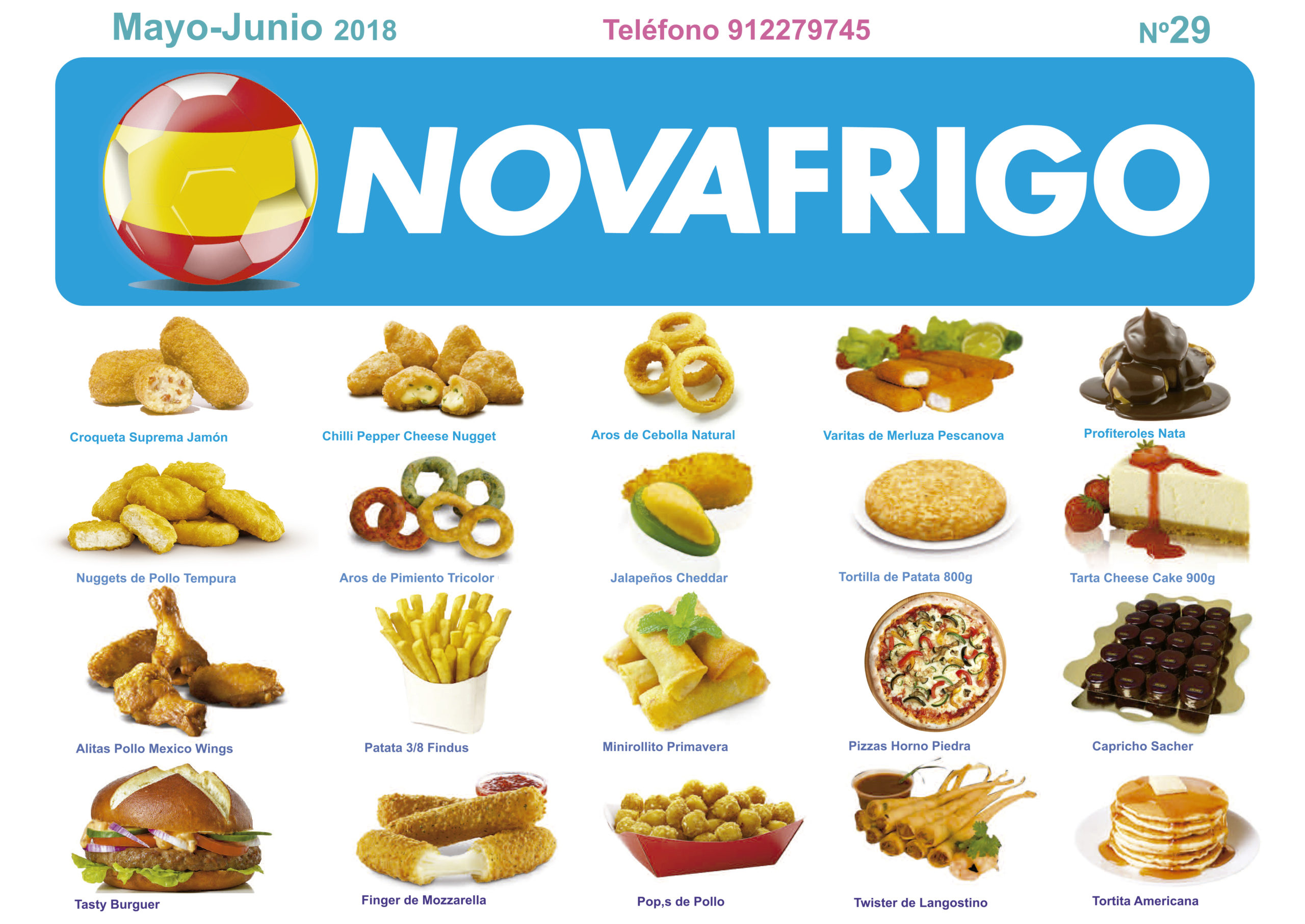 Catálogo comercial Novafrigo mayo-junio 2018