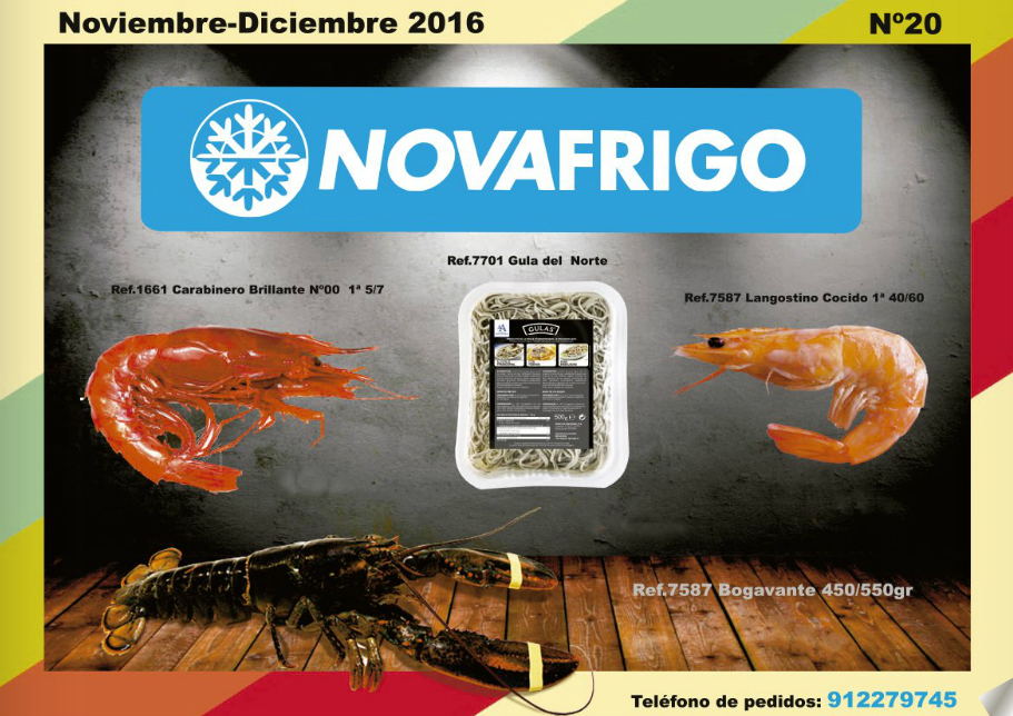Catálogo comercial Novafrigo noviembre-diciembre 2016